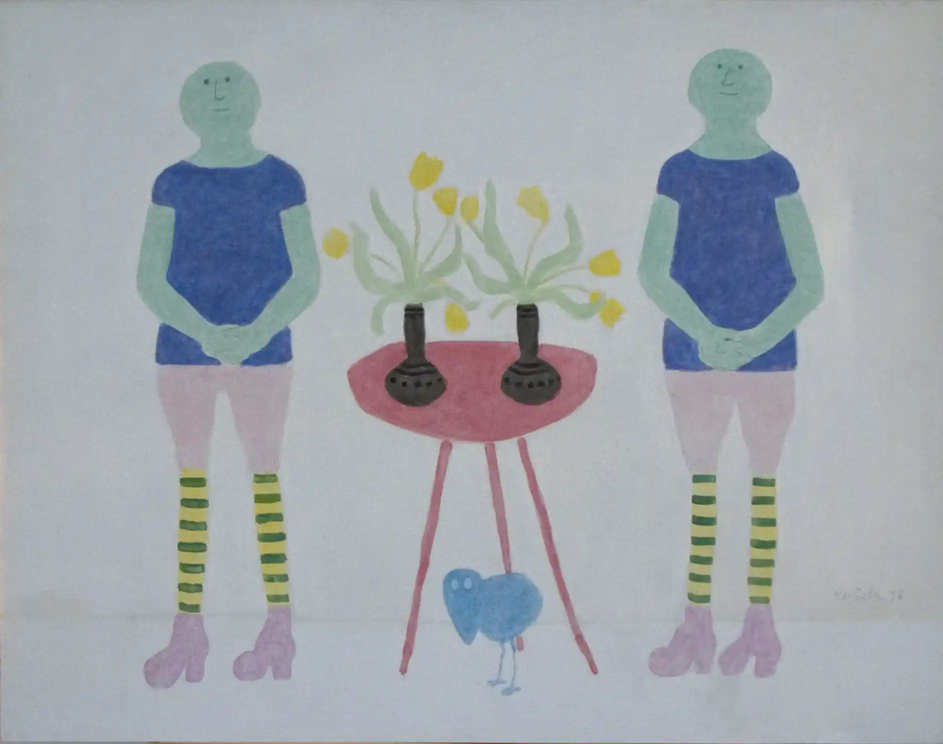 Jan Roëde – Nu, olie, linnen, 1978