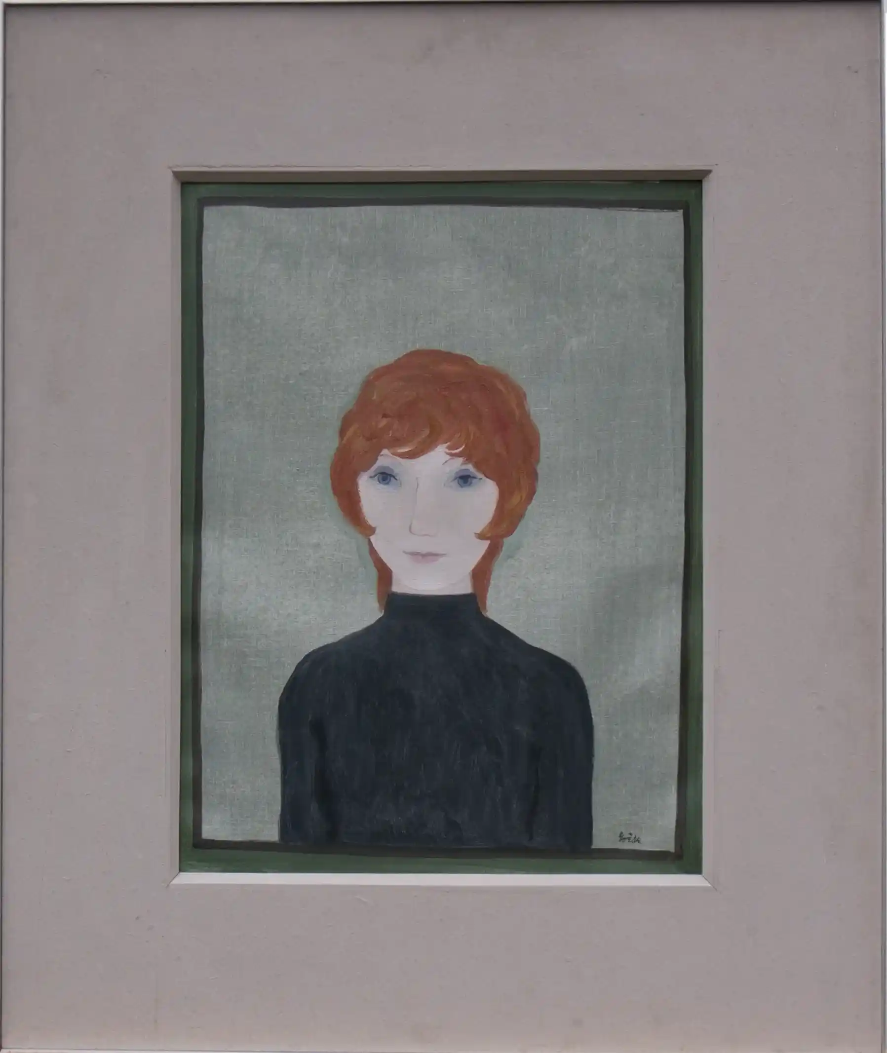 Jan Roëde – Portret van Marjolijn, olie, linnen