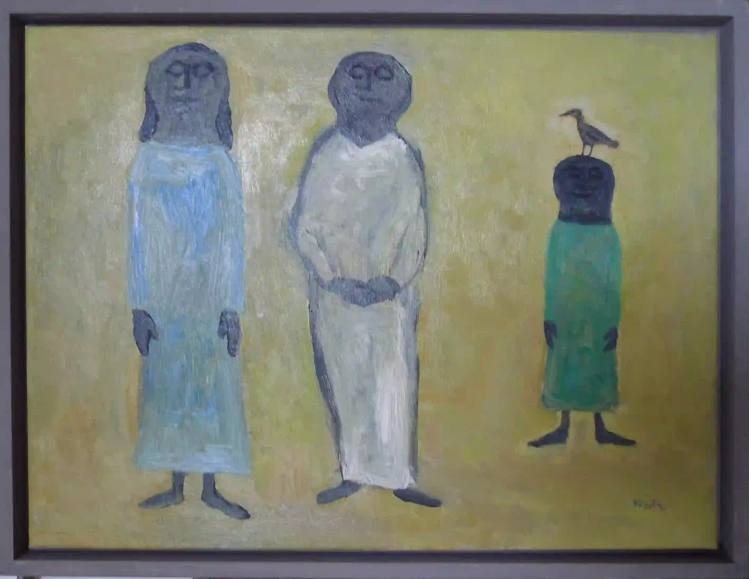 Jan Roëde – zonder titel, olie, marouflé