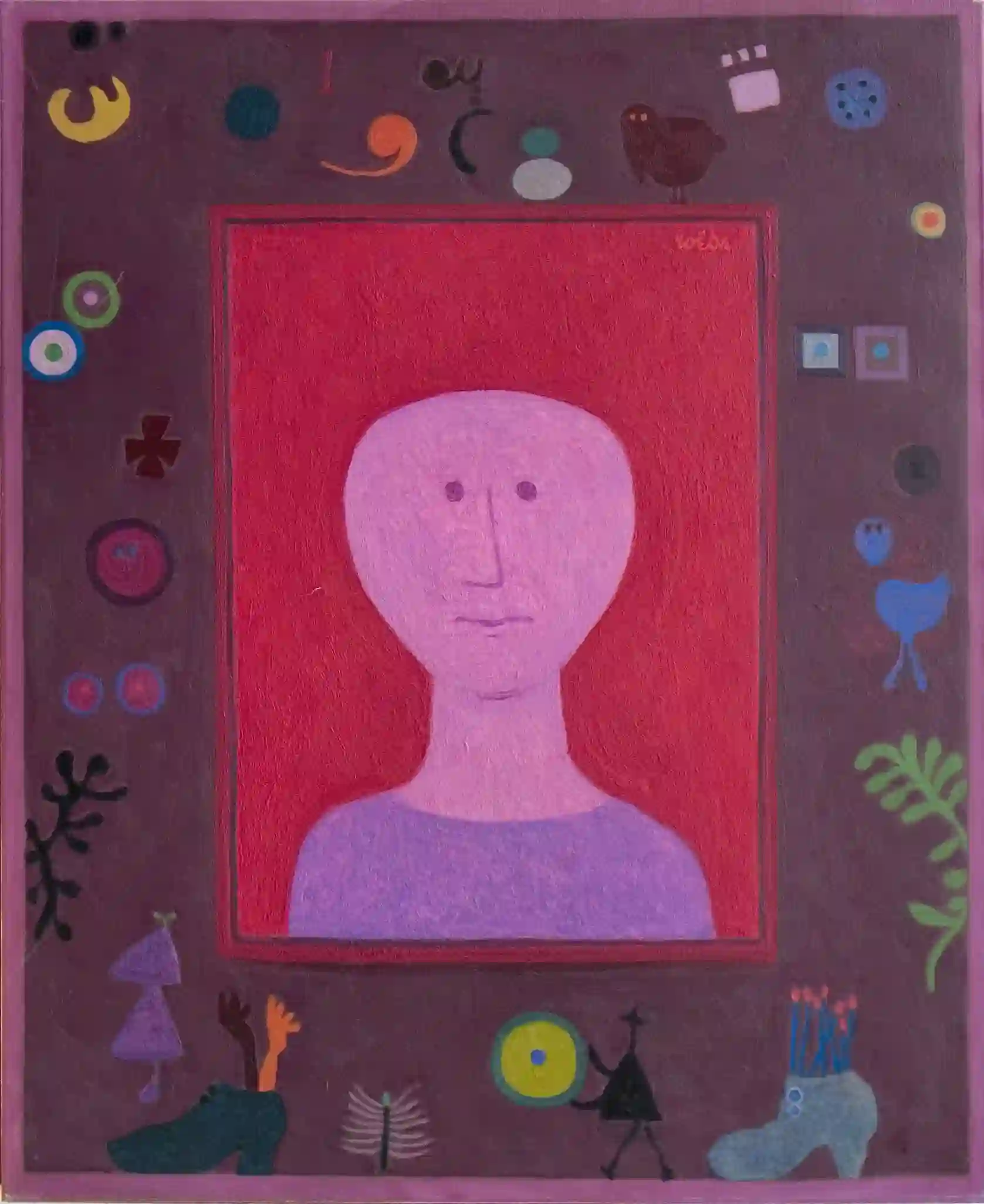Jan Roëde – Baudelaire, olie, linnen