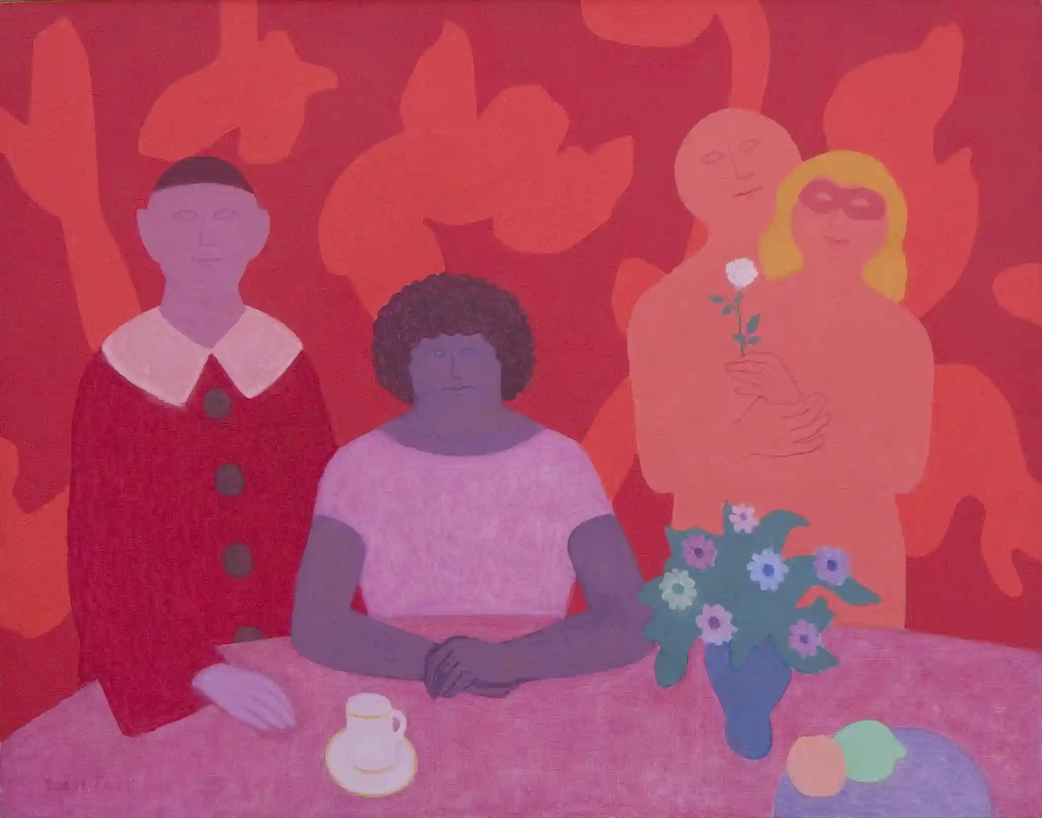 Jan Roëde – Voortaan, acryl, linnen, 1980