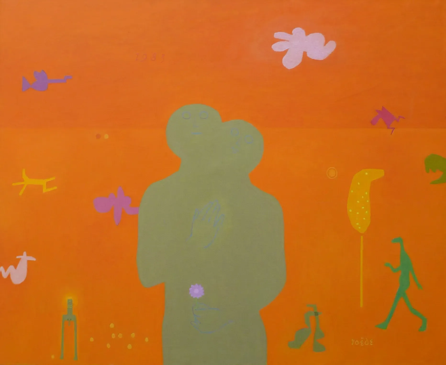 Jan Roëde – JRS002, olie, linnen, 1983