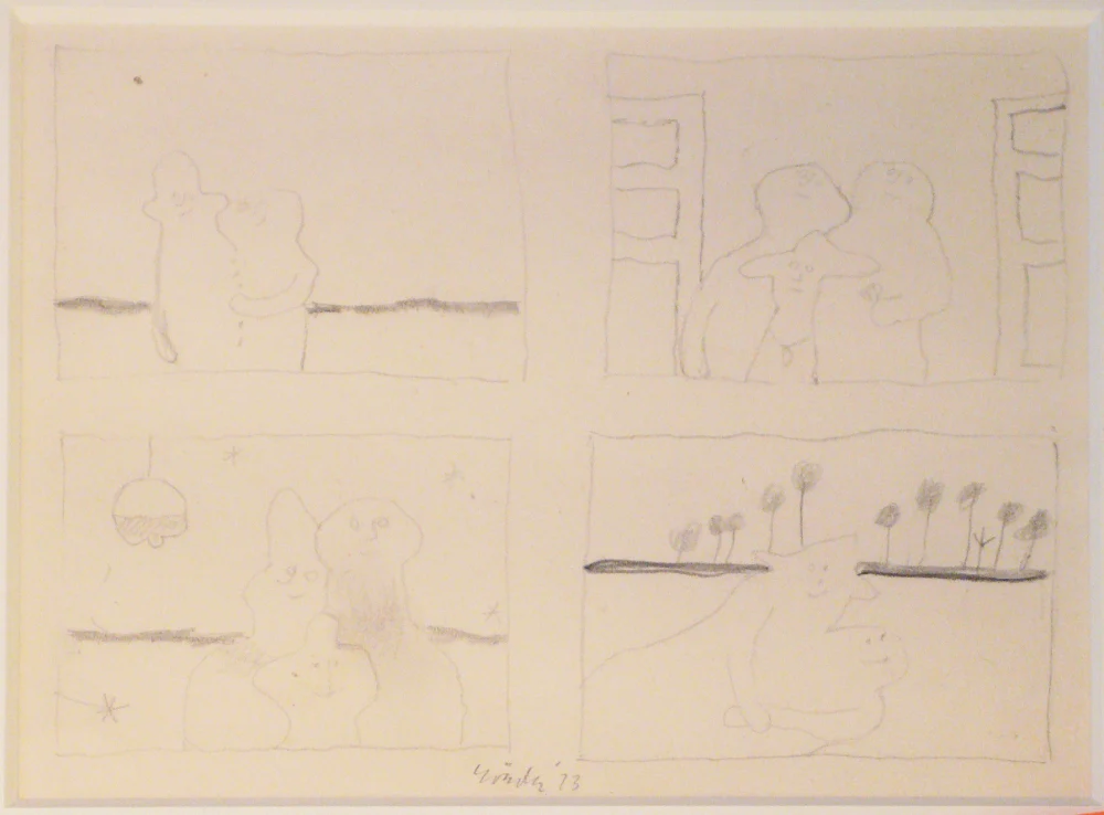 Jan Roëde – JR109, potlood, papier, 1973