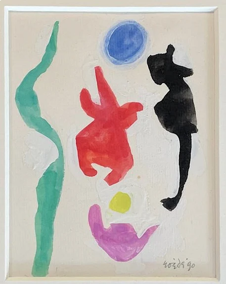Jan Roëde – PP10, gouache, papier, 1990