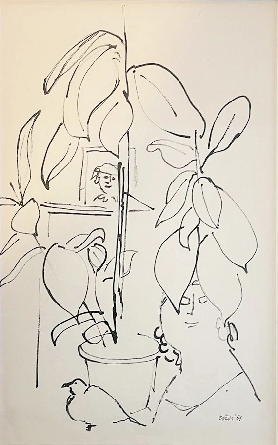 Jan Roëde – PP12, inkt, papier, 1964