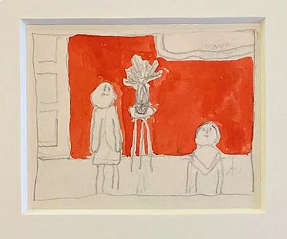 Jan Roëde – PP22, potlood, waterverf, papier
