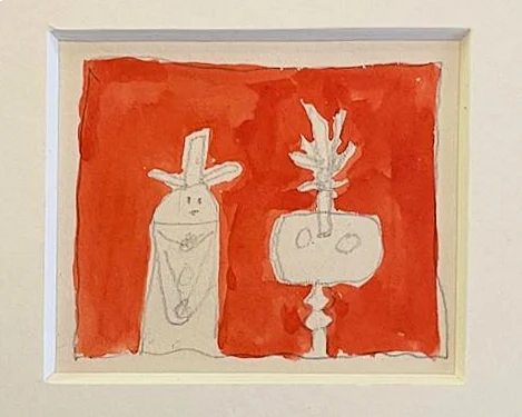 Jan Roëde – PP23, potlood, waterverf, papier